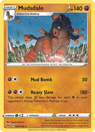 Mudsdale 097/185/185 - Rare