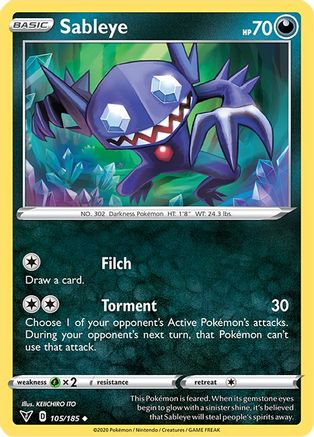 Sableye 105/185/185 - Uncommon