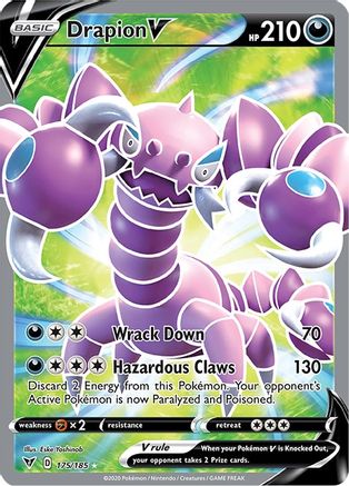 Drapion V (Full Art) 175/185/185 - Ultra Rare - Holofoil