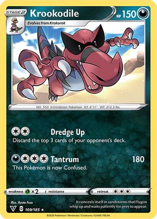 Krookodile 109/185/185 - Rare
