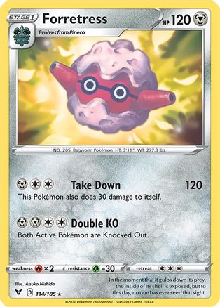 Forretress 114/185/185 - Rare