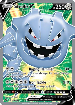 Steelix V (Full Art) 176/185/185 - Ultra Rare - Holofoil