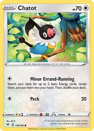 Chatot 139/185/185 - Common