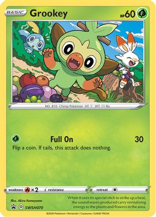 Grookey SWSH070/307 - Promo - Holofoil