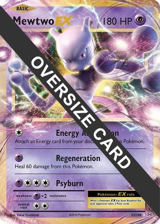 Mewtwo EX 052/108 - Promo - Holofoil