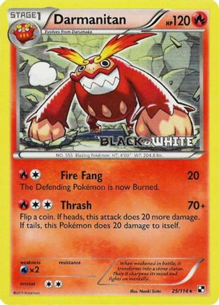 Darmanitan 025/114 - Promo - Holofoil
