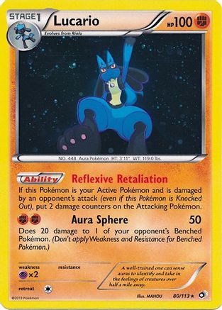 Lucario 080/113 - Promo - Holofoil