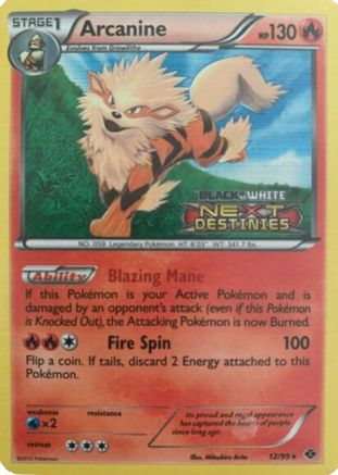 Arcanine 012/99 - Promo - Holofoil