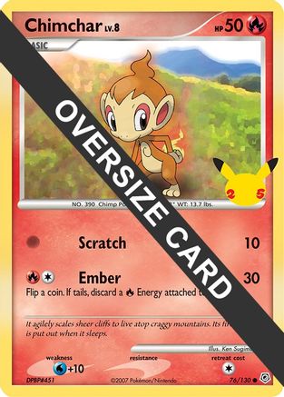 Chimchar 076/130 - Promo
