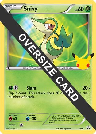 Snivy BW01 - Promo