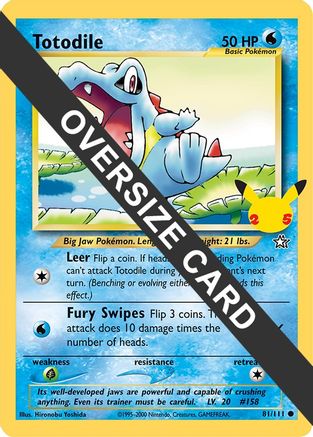 Totodile 081 - Promo