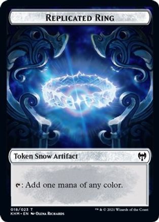 Replicated Ring // Thopter Double-Sided Token (KHC-18 // 8) - Commander: Kaldheim
