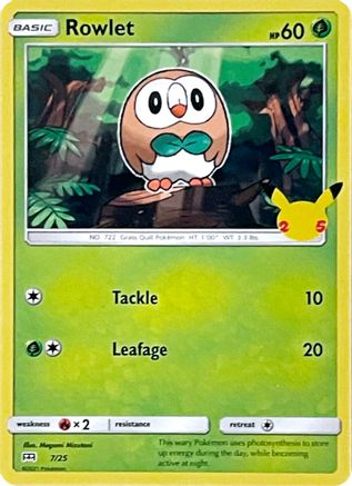 Rowlet 007/25/25 - Promo