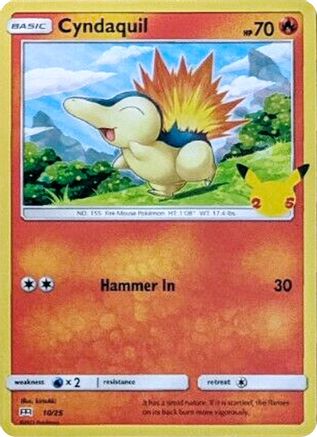 Cyndaquil 010/25/25 - Promo