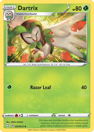 Dartrix 007/072/72 - Uncommon