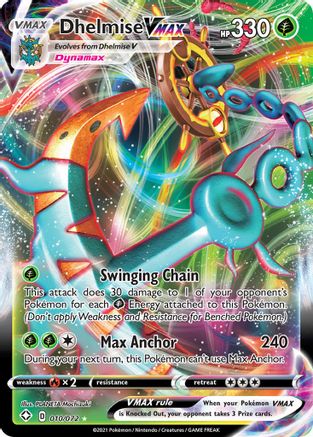 Dhelmise VMAX 010/072/72 - Ultra Rare - Holofoil