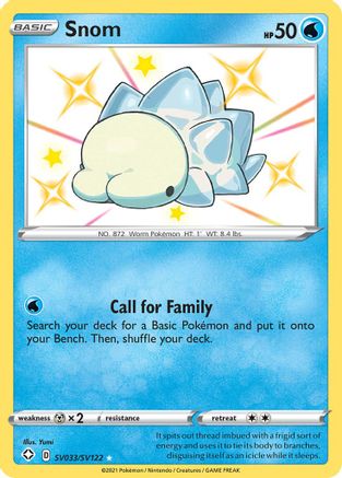 Snom SV033/SV122/122 - Shiny Holo Rare - Holofoil