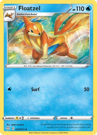 Floatzel 023/072/72 - Uncommon