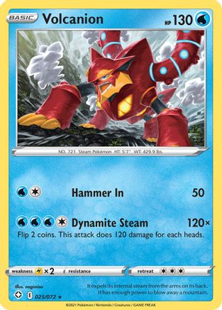 Volcanion 025/072/72 - Rare