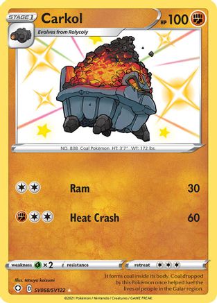 Carkol SV068/SV122/122 - Shiny Holo Rare - Holofoil