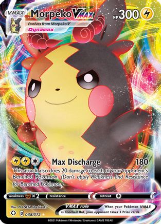 Morpeko VMAX 038/072/72 - Ultra Rare - Holofoil