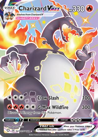 Charizard VMAX SV107/SV122/122 - Shiny Holo Rare - Holofoil