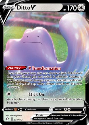Ditto V 050/072/72 - Ultra Rare - Holofoil