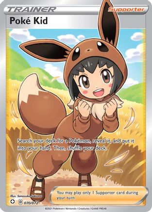 Poke Kid (Full Art) 070/072/72 - Ultra Rare - Holofoil