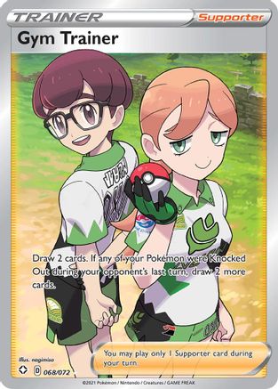 Gym Trainer (Full Art) 068/072/72 - Ultra Rare - Holofoil