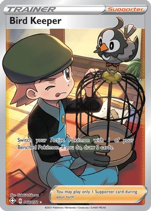 Bird Keeper (Full Art) 066/072/72 - Ultra Rare - Holofoil