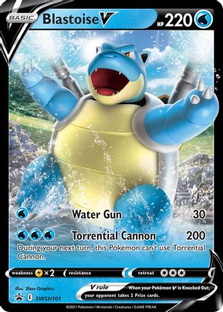 Blastoise V SWSH101/307 - Promo - Holofoil
