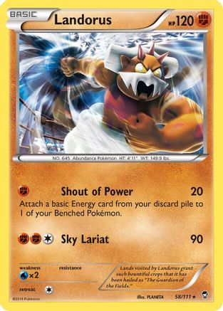 Landorus 058/111 - Rare