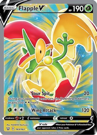 Flapple V (Full Art) 143/163/163 - Ultra Rare - Holofoil