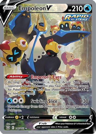 Empoleon V (Alternate Full Art) 146/163/163 - Ultra Rare - Holofoil