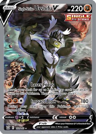 Single Strike Urshifu V (Alternate Full Art) 151/163/163 - Ultra Rare - Holofoil