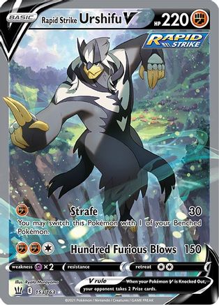 Rapid Strike Urshifu V (Alternate Full Art) 153/163/163 - Ultra Rare - Holofoil