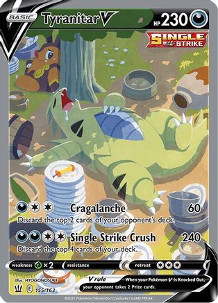 Tyranitar V (Alternate Full Art) 155/163/163 - Ultra Rare - Holofoil