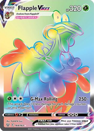 Flapple VMAX (Secret) 164/163/163 - Secret Rare - Holofoil
