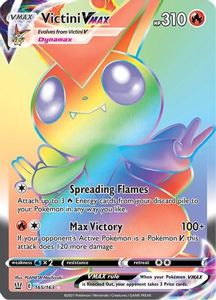 Victini VMAX (Secret) 165/163/163 - Secret Rare - Holofoil