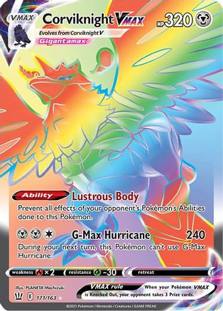 Corviknight VMAX (Secret) 171/163/163 - Secret Rare - Holofoil