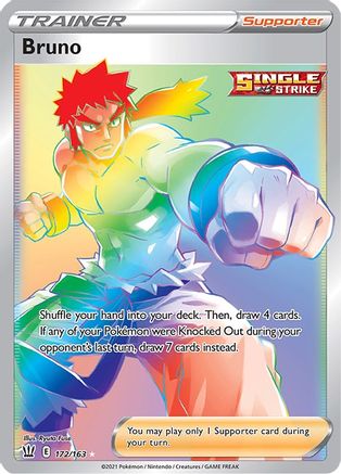 Bruno (Secret) 172/163/163 - Secret Rare - Holofoil