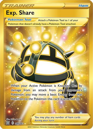 Exp. Share (Secret) 180/163/163 - Secret Rare - Holofoil