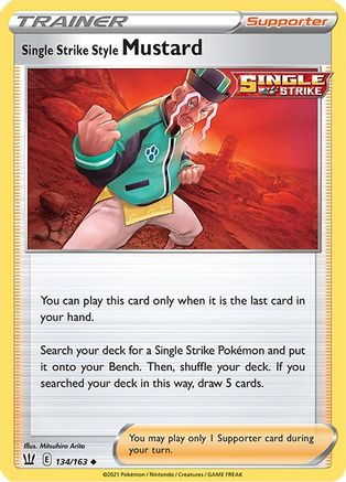 Single Strike Style Mustard 134/163/163 - Uncommon