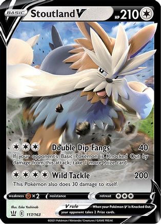 Stoutland V 117/163/163 - Ultra Rare - Holofoil