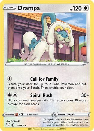 Drampa 119/163/163 - Rare