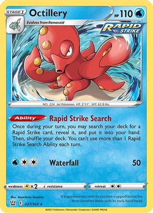 Octillery 037/163/163 - Holo Rare - Holofoil