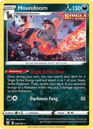 Houndoom 096/163/163 - Holo Rare - Holofoil