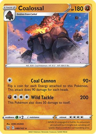 Coalossal 080/163/163 - Holo Rare - Holofoil