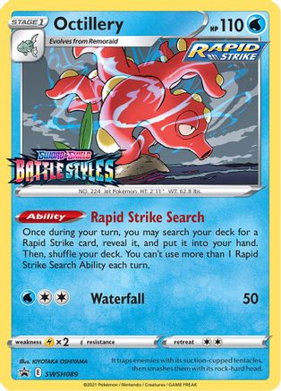 Octillery SWSH089/307 - Promo - Holofoil