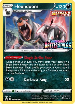 Houndoom SWSH090/307 - Promo - Holofoil